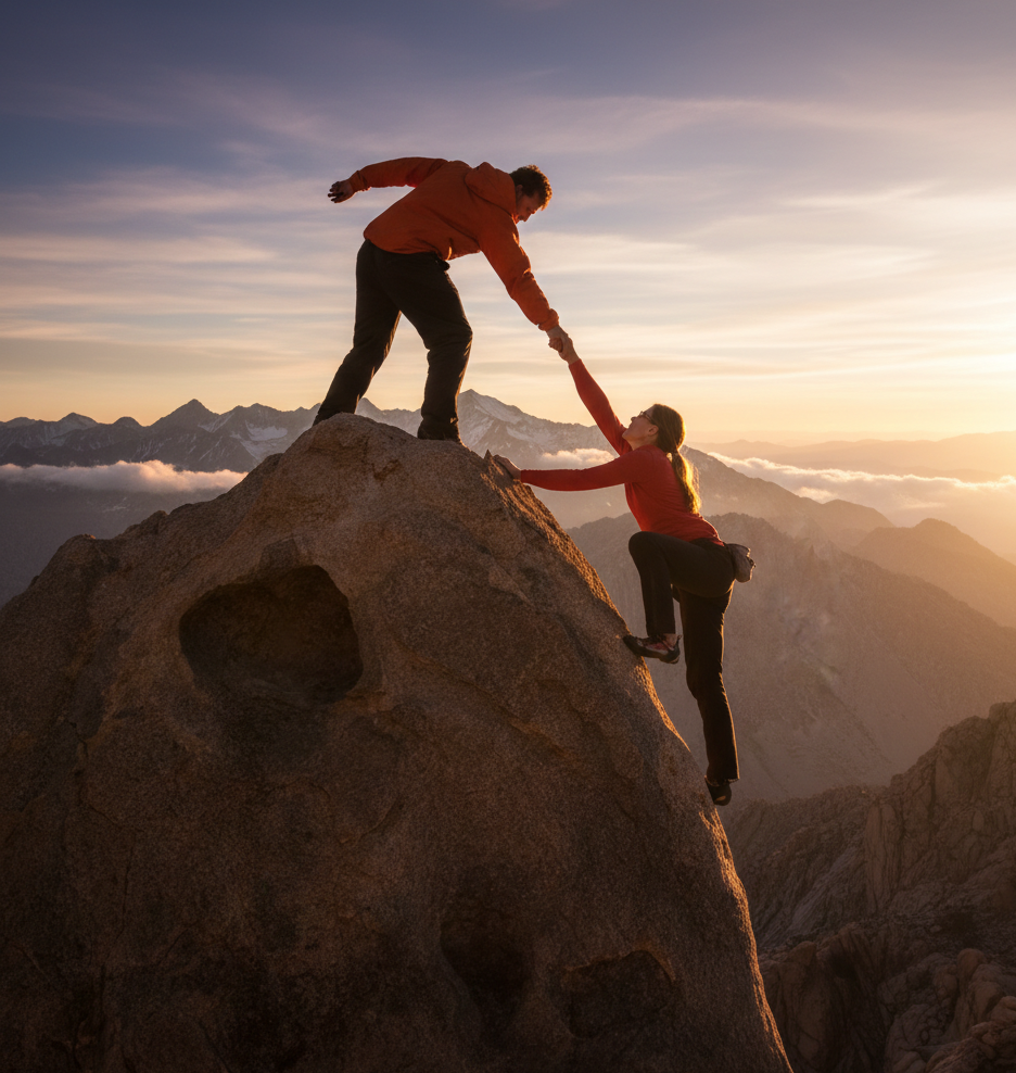 Career coaching illustration